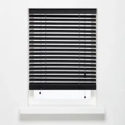 Bamboe Jaloezie Jax Zwart 180x175 Cm