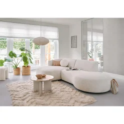 Bijzettafel Brez Marmer Taupe ø 60x38 Cm