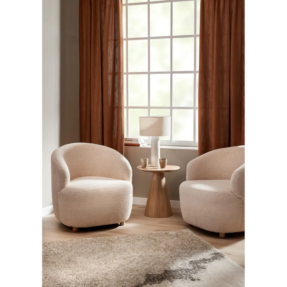 Bijzettafel Cone Naturel 45cm