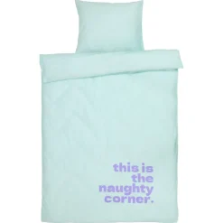 Dekbedovertrek Naughty Corner Mint 240x240 Cm