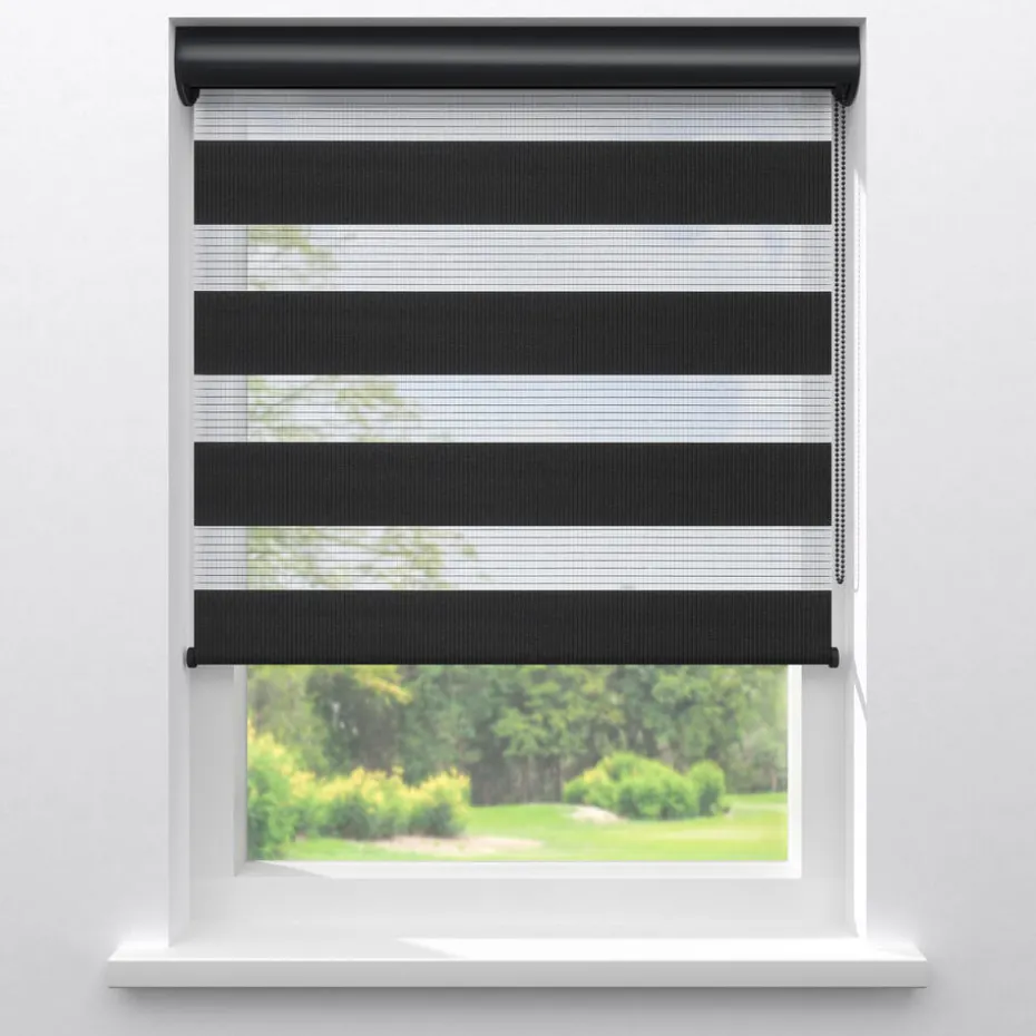 Duorolgordijn Dean Zwart