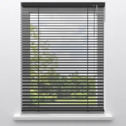 Fenstr Aluminium Jaloezie Alix Zwart 25mm