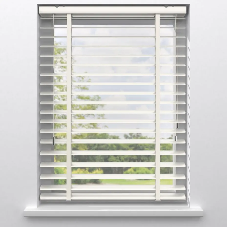 Fenstr Aluminium Jaloezie Carlin Offwhite 50mm