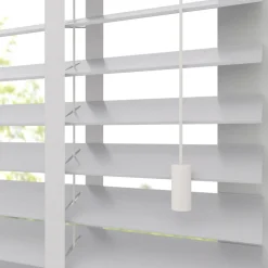 Fenstr Bamboe Jaloezie Wessel Wit 50mm