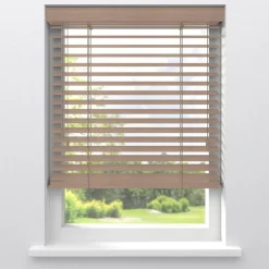 Fenstr Bamboe Jaloezie Wietze Beige 50mm