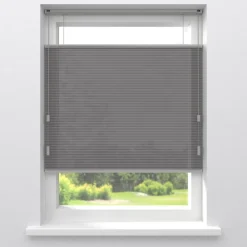 Fenstr Dubbel Plissé Dewi Grijs Lichtdoorlatend