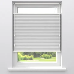 Fenstr Dubbel Plissé Elsa Wit Verduisterend
