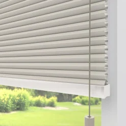 Fenstr Dubbel Plissé Elsa Zand Verduisterend