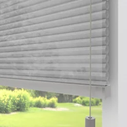 Fenstr Dubbel Plissé Jana Grijs Lichtdoorlatend