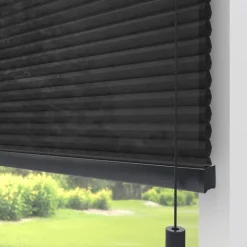 Fenstr Dubbel Plissé Jana Zwart Lichtdoorlatend