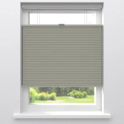 Fenstr Dubbel Plissé 45mm Lotte Grijs Lichtdoorlatend