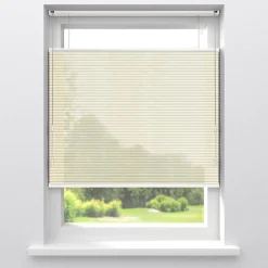 Fenstr Dubbel Plisségordijn Maud Offwhite Transparant