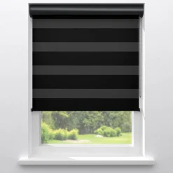 Fenstr Duo Rolgordijn Mace Zwart