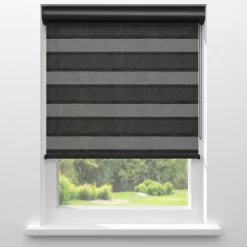 Fenstr Duo Rolgordijn Noan Zwart