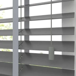 Fenstr Houten Jaloezie Wouter Midden Grijs 50mm