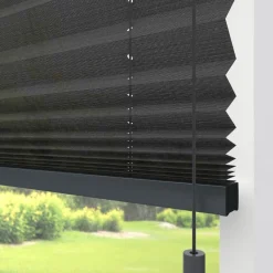 Fenstr Plissé Lina Antraciet Transparant