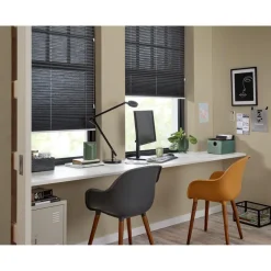 Fenstr Plissé Lina Antraciet Transparant