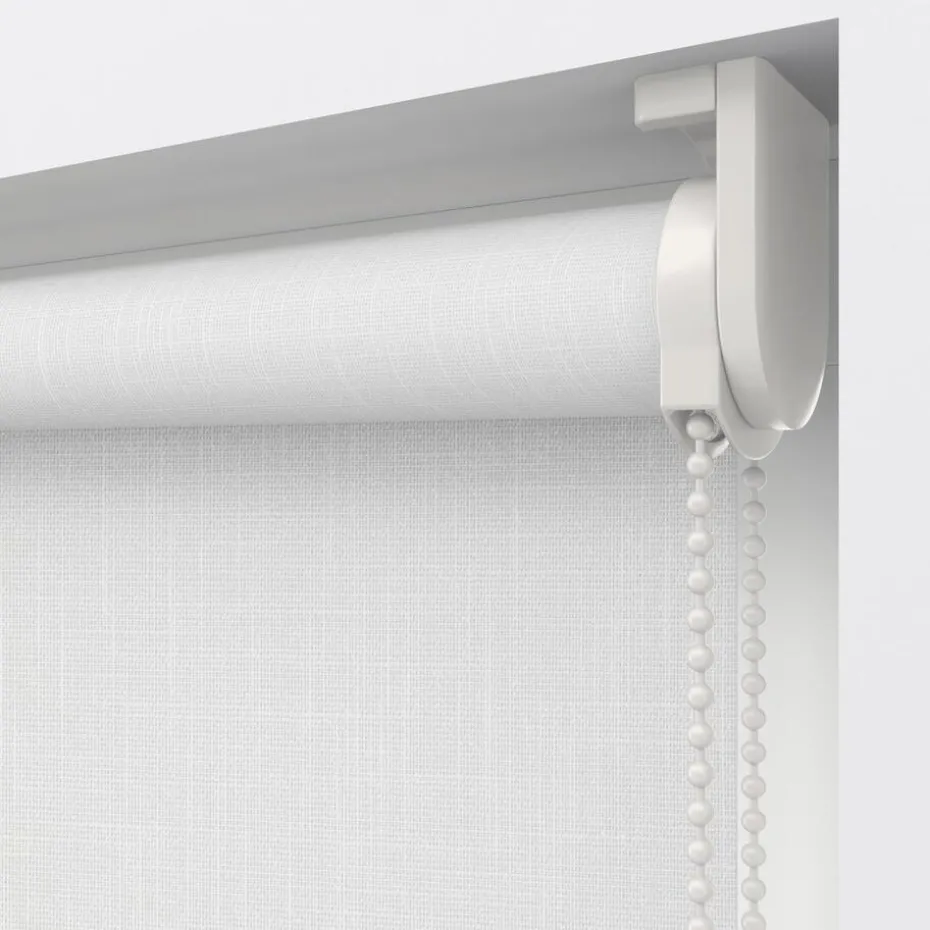 Fenstr Rolgordijn Iris Wit Lichtdoorlatend