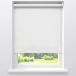 Fenstr Rolgordijn Livia Wit Transparant