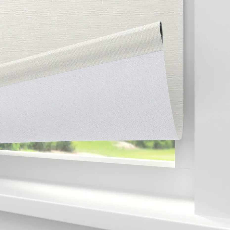 Fenstr Rolgordijn Lynn Off-White Verduisterend