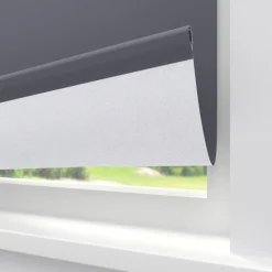 Fenstr Rolgordijn Noor Grijs Verduisterend