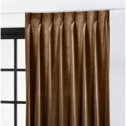 Gordijn Velours Juliet Bruin