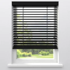 Houten Jaloezie Xander Zwart 50mm