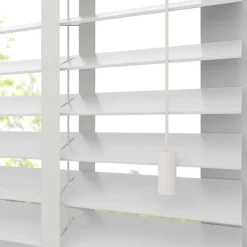 Houtlook Jaloezie Floris Wit 50mm