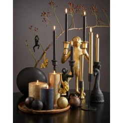 Kaars Rustiek Goud 7x17 Cm