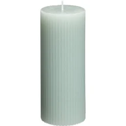 Kaars Rustiek Ribbel Mint 15 Cm
