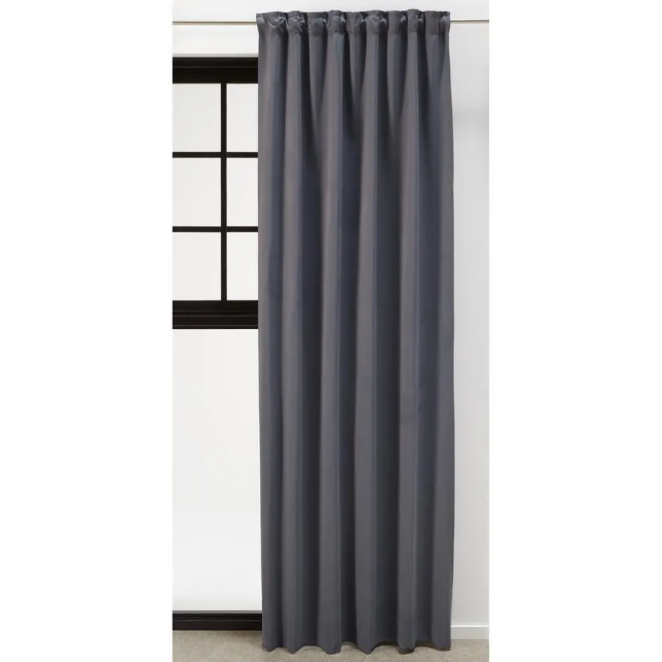 Kant En Klaar Gordijn Luna Antraciet