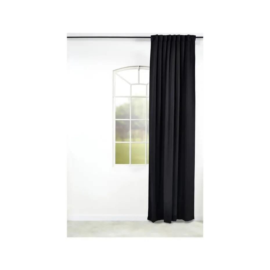 Kant En Klaar Gordijn Luna Zwart