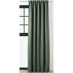 Kant En Klaar Gordijn Ziva Donkergroen