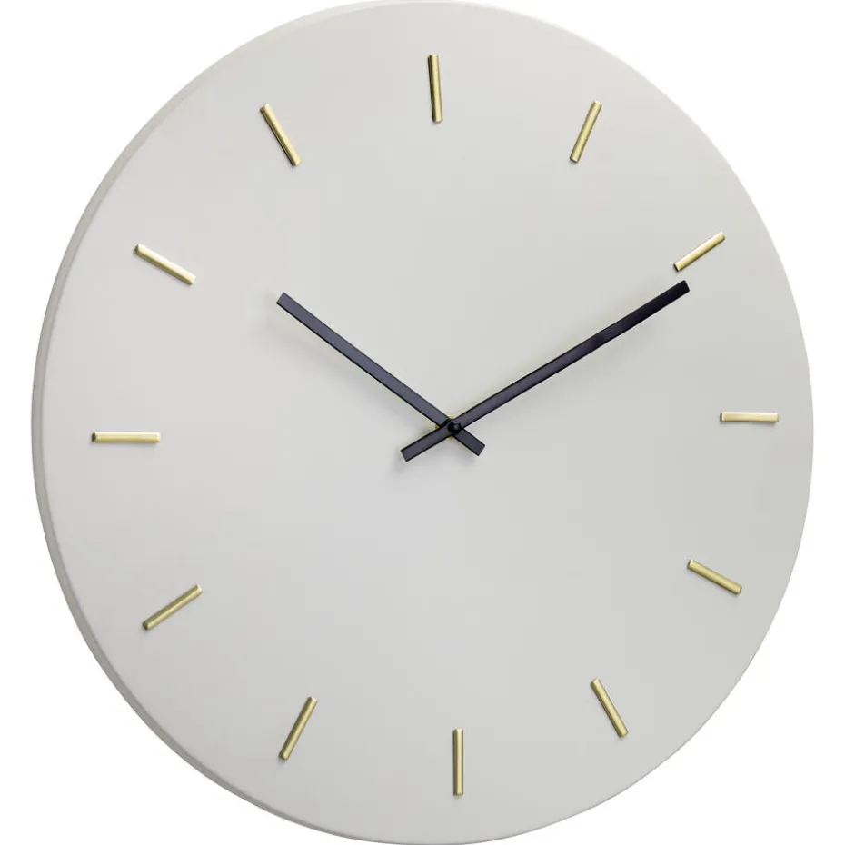 Klok Metaal Grijs - Ø30 Cm