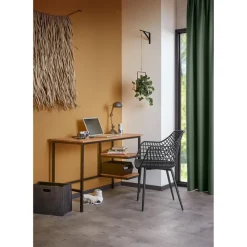 Kuipstoel Webbing Zwart