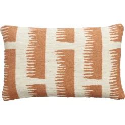 Kussen Dinan Bruin/Wit 30x50 Cm