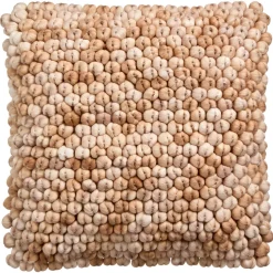 Kussen Dot Taupe 45x45 Cm