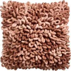 Kussen Lusso Bruin 43x43 Cm