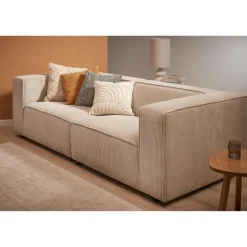 Kussen Rib Oker 45x45 Cm