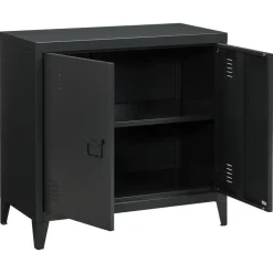 Lockerkast Leipzig 2-Deurs Zwart