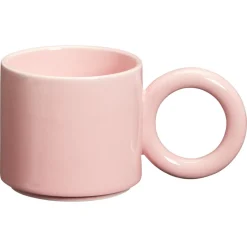 Mok Met Oor Crispen Roze 225ml