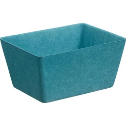 Opbergmand Vilt Petrol 30x23x15cm