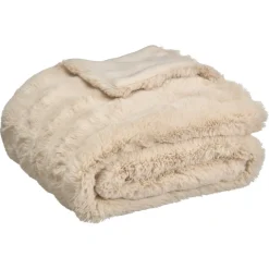 Plaid Aussois Zand 130x160 Cm