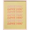 Poster Love You 40x50 Cm