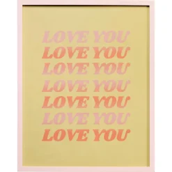 Poster Love You 40x50 Cm