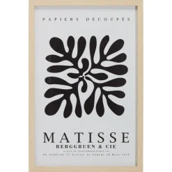 Poster Matisse Zwart