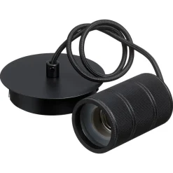 Snoerpendel Retro Zwart