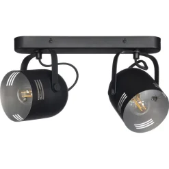 Spot Secna Zwart - 2-Lichts
