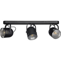 Spot Secna Zwart - 3-Lichts