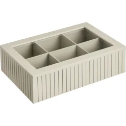 Theedoos Latjes Grijs